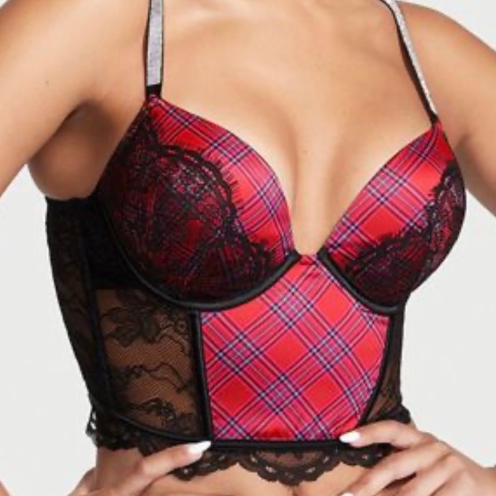Victoria’s Secret Bombshell Add-2-Cups Push-Up Corset Bustier
